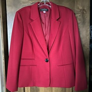 Kasper blazer, red, size 14